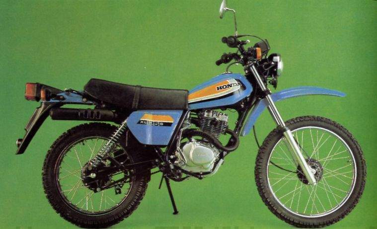 Мотоцикл Honda XL 125S 1978 фото
