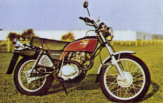 Мотоцикл Honda XL 250 1976