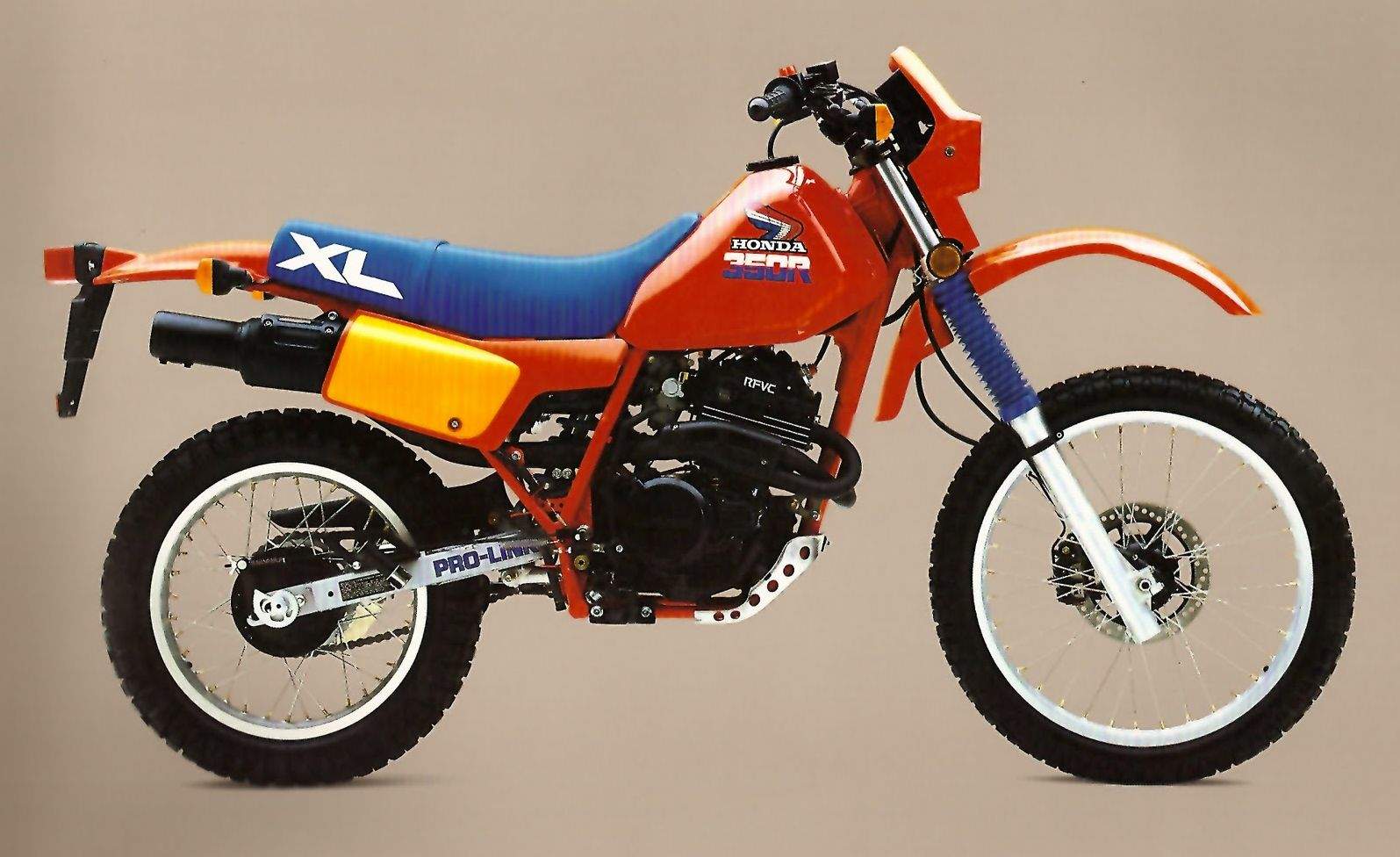 Мотоцикл Honda XL 350R US Model 1985