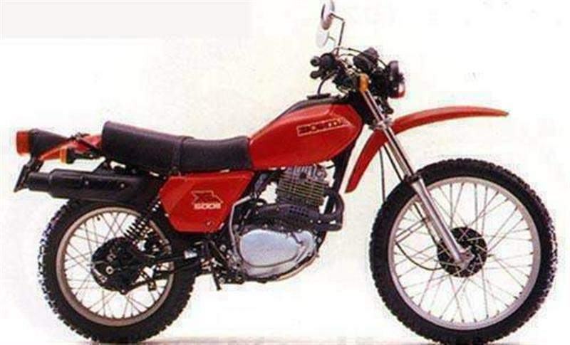 Мотоцикл Honda XL 500S 1980 фото