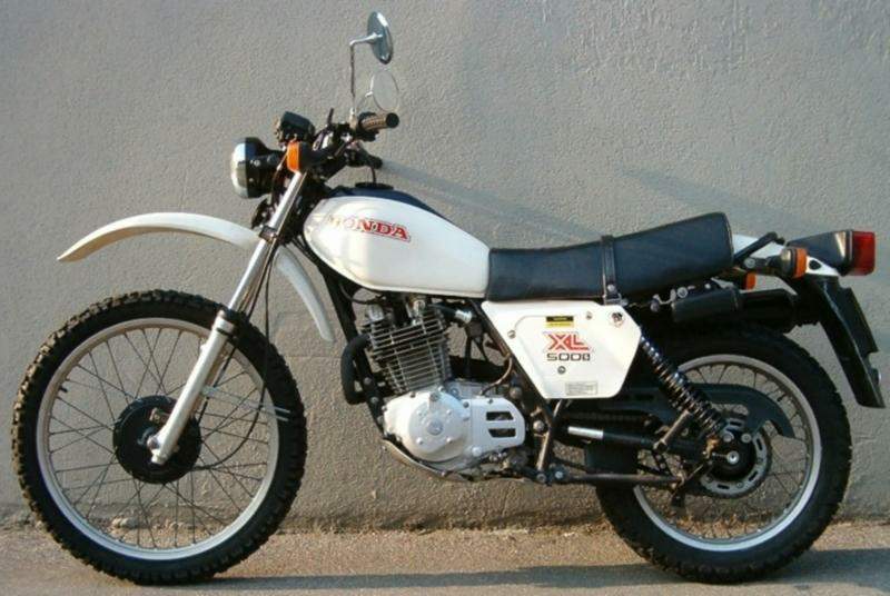 Мотоцикл Honda XL 500S 1981 фото