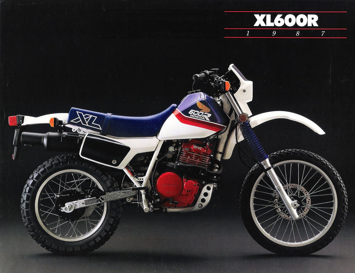 Мотоцикл Honda XL 600 R 1987 Цена, Фото, Характеристики