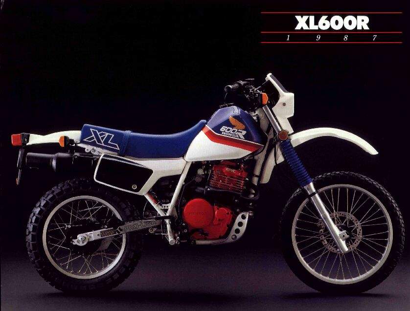 Мотоцикл Honda XL 600R US model 1987