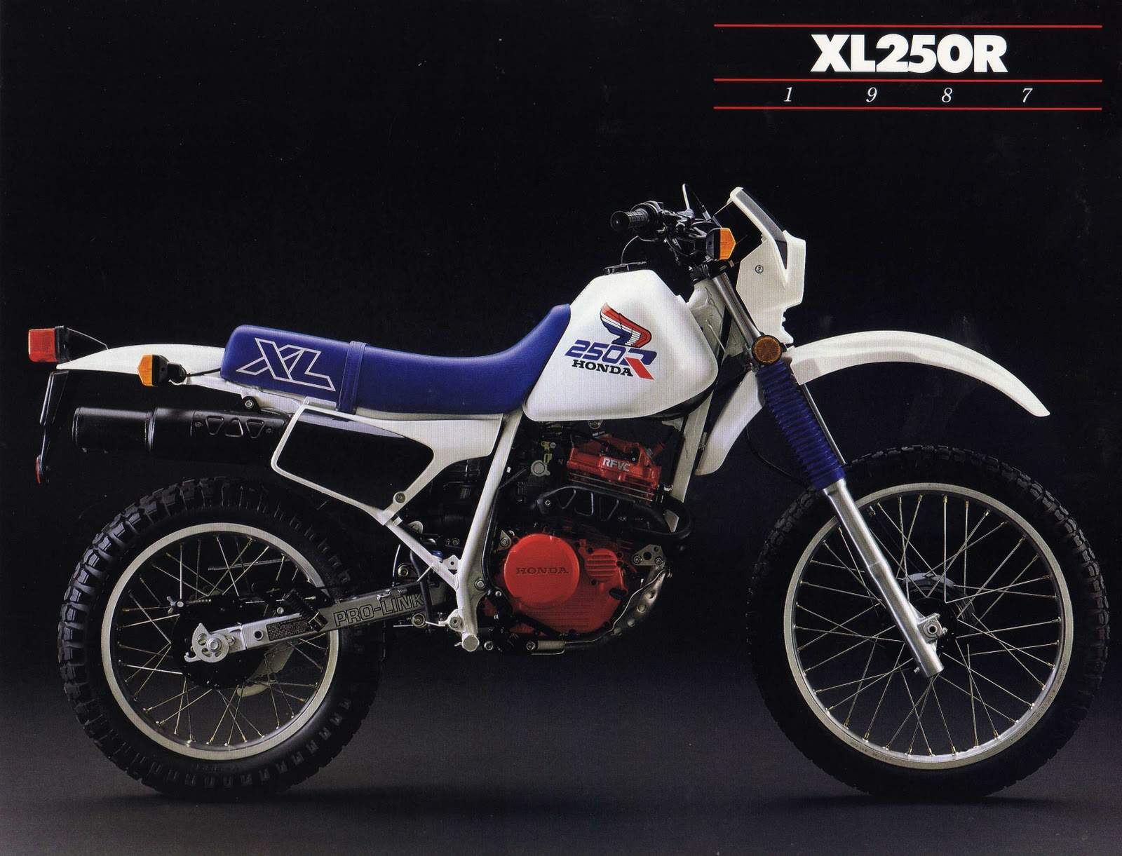 Мотоцикл Honda XLR 250R 1986
