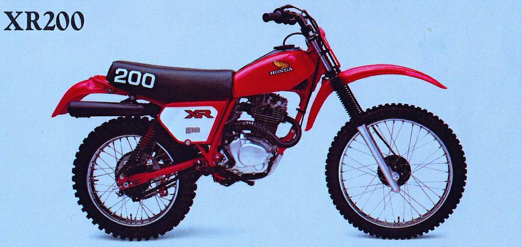 Мотоцикл Honda XR 200 1982