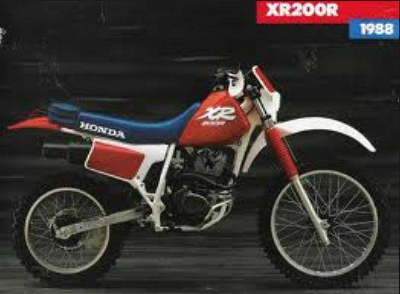 Мотоцикл Honda XR 200R 1988 фото