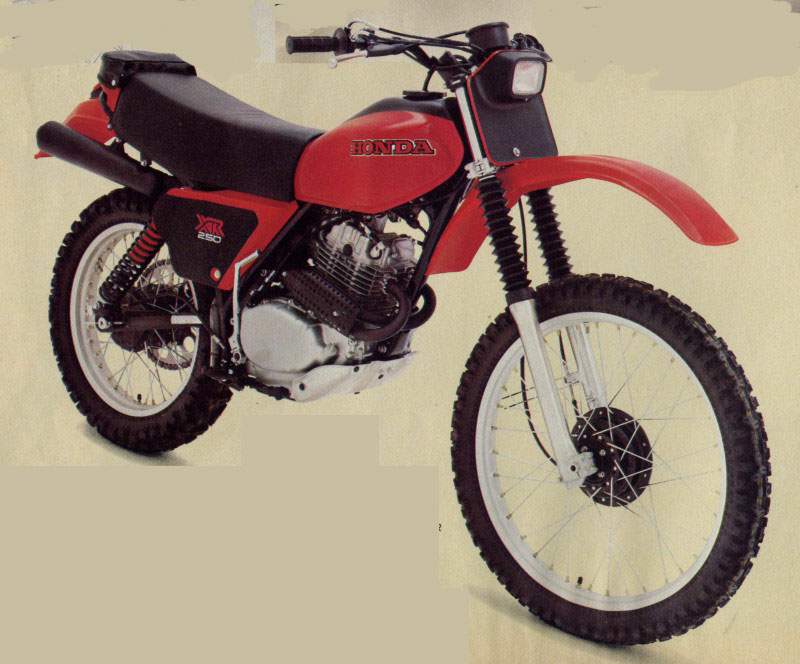 Мотоцикл Honda XR 250R 1979