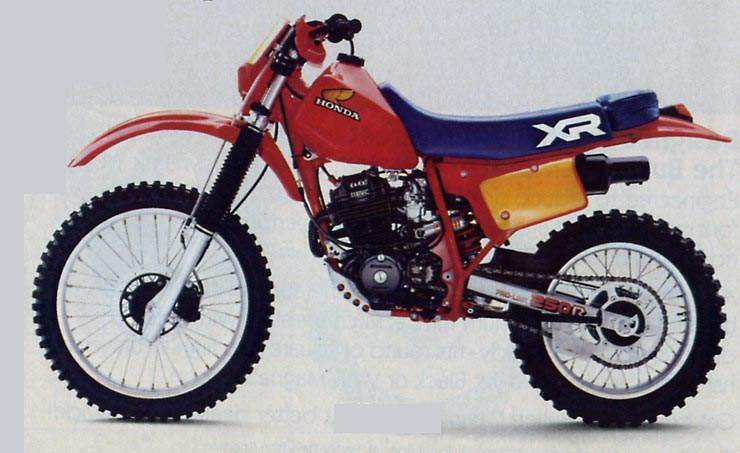 Мотоцикл Honda XR 250R 1983