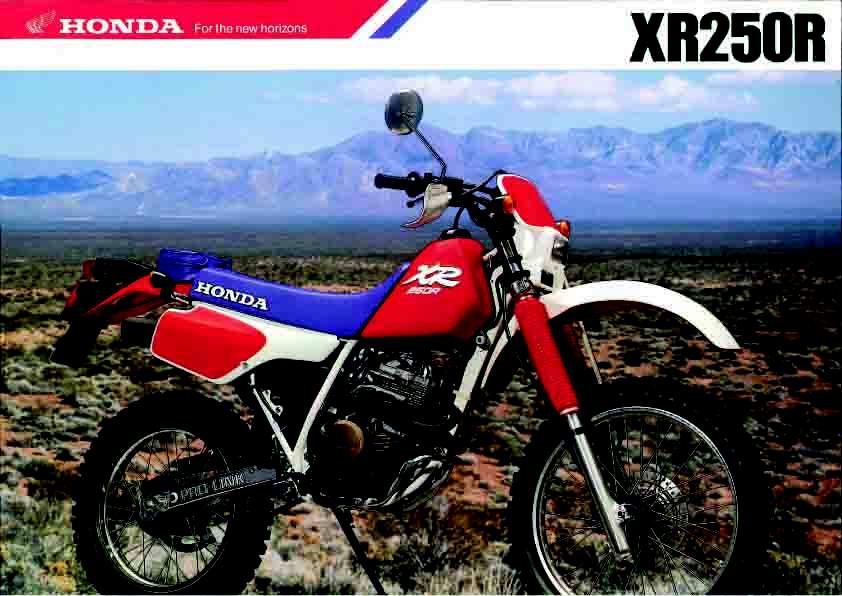 Мотоцикл Honda XR 250R 1987