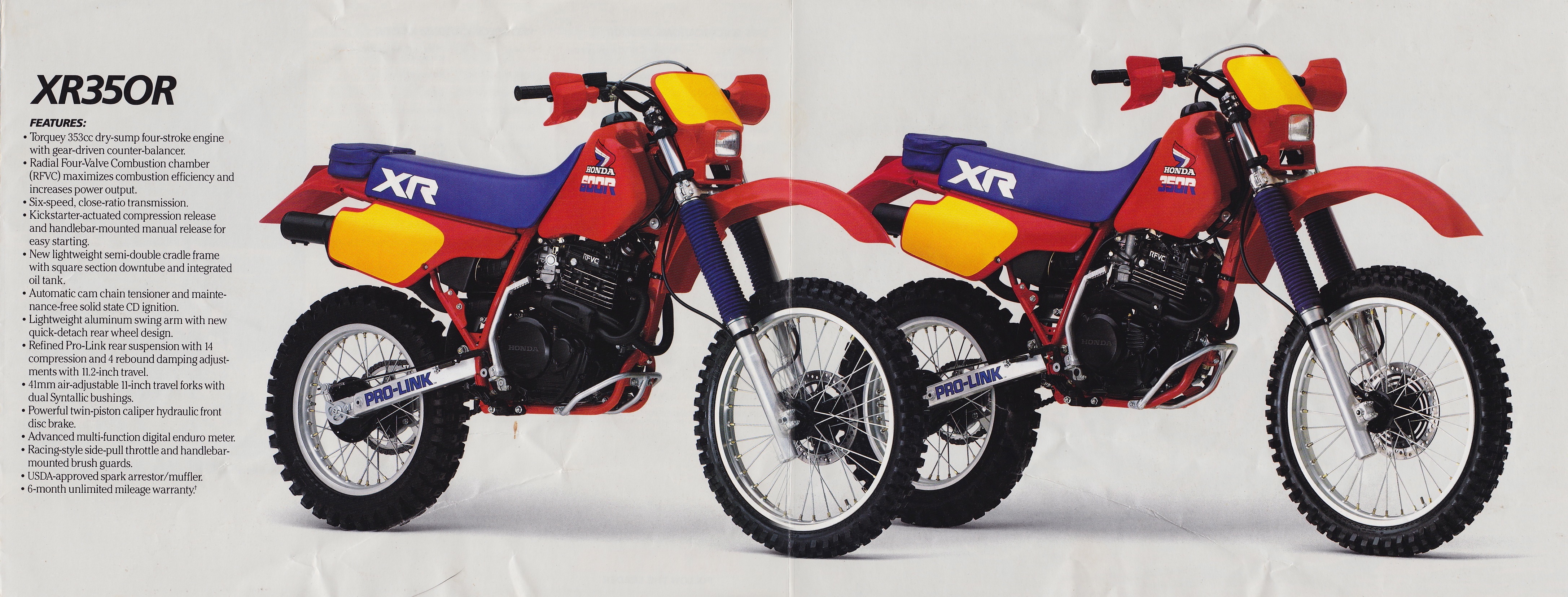 Мотоцикл Honda XR 600 R 1985