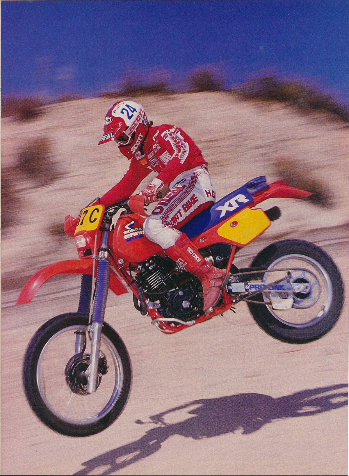 Мотоцикл Honda XR 600R 1985 фото