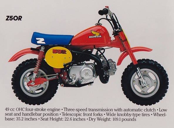 Мотоцикл Honda Z 50 R 1984