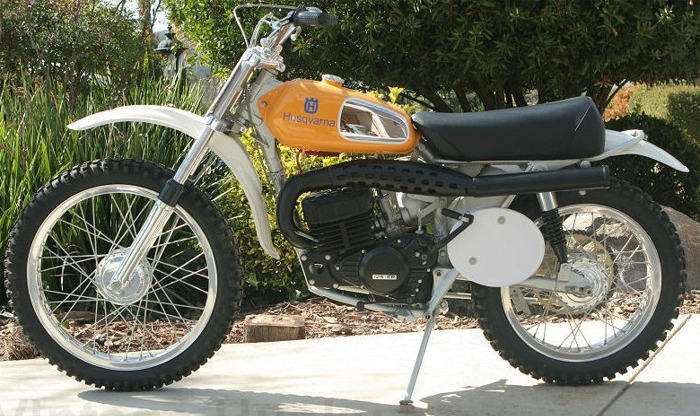 Мотоцикл Husqvarna CR 125 1974