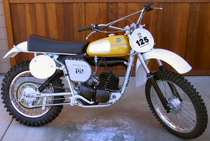 Мотоцикл Husqvarna CR 125 1976