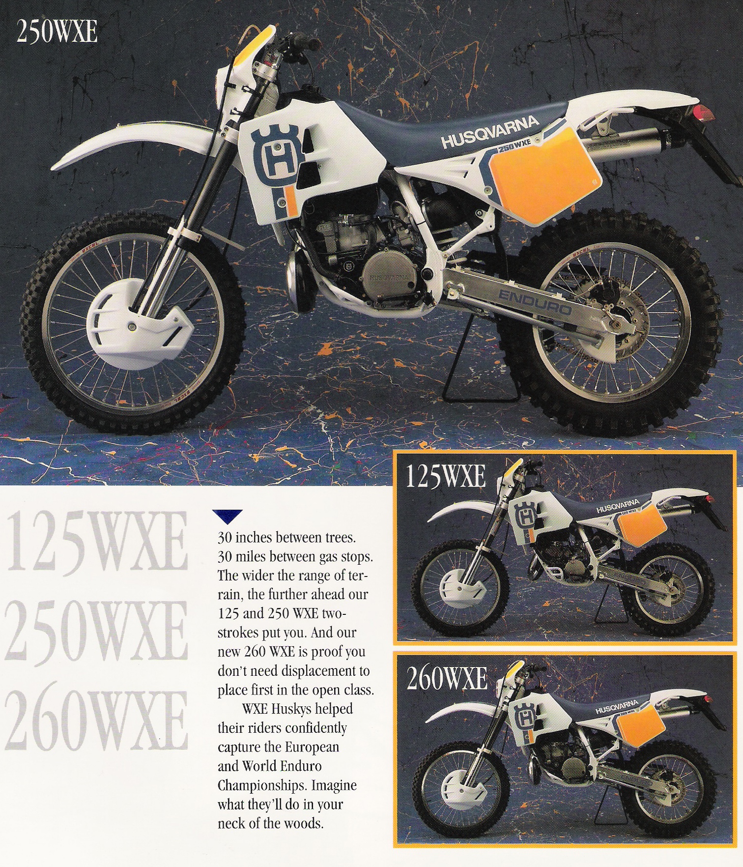 Мотоцикл Husqvarna WXE 125 1991