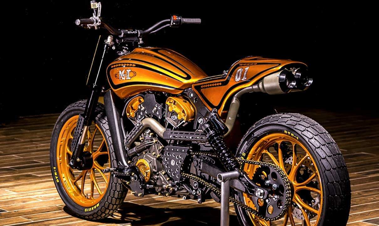 Мотоцикл Indian Scout Midwest Urban Dirt Tracker Project Scout contest 2015