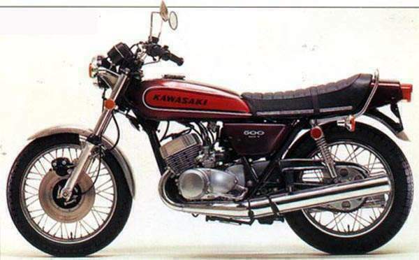 Мотоцикл Kawasaki 500 Mach III 1973 фото
