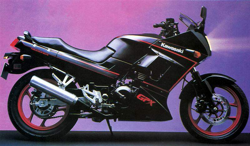 Мотоцикл Kawasaki EX 250 Ninja 1989