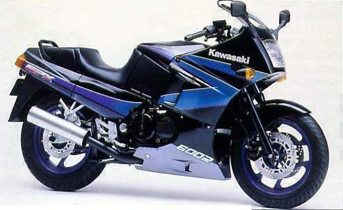 Мотоцикл Kawasaki GPX 600R Ninja 1987