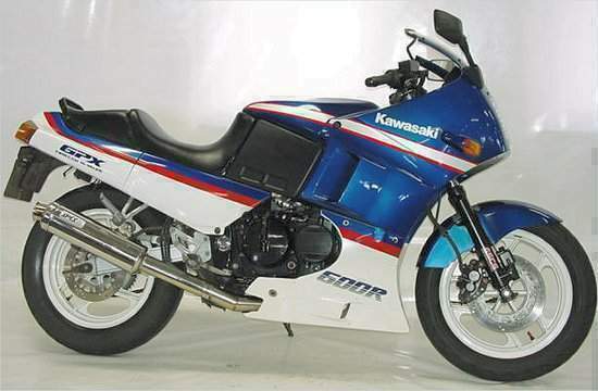 Мотоцикл Kawasaki GPX 600R Ninja 1989