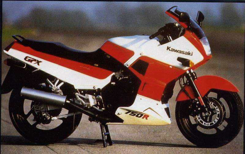 Мотоцикл Kawasaki GPX 750R 1988 фото