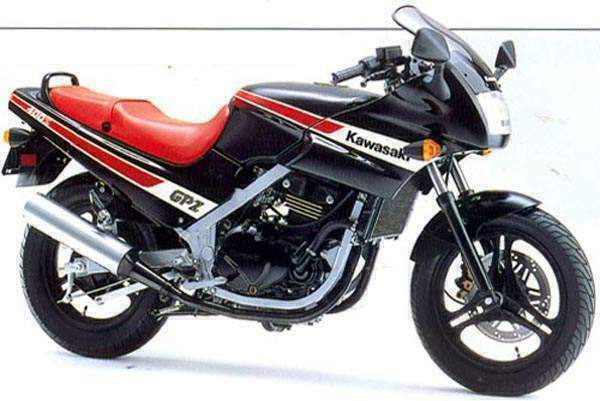 Мотоцикл Kawasaki GPz 400S 1986
