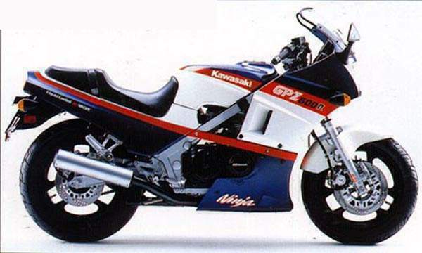 Мотоцикл Kawasaki GPz 600R Ninja 1987 фото