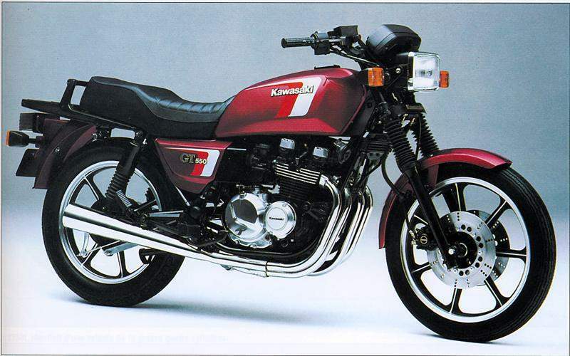 Мотоцикл Kawasaki GT 550 1983