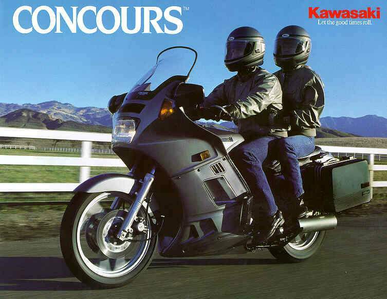 Мотоцикл Kawasaki GTR 1000 2000 фото