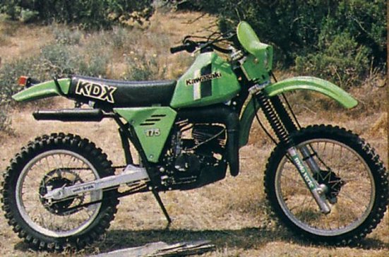 Мотоцикл Kawasaki KDX 175 1981