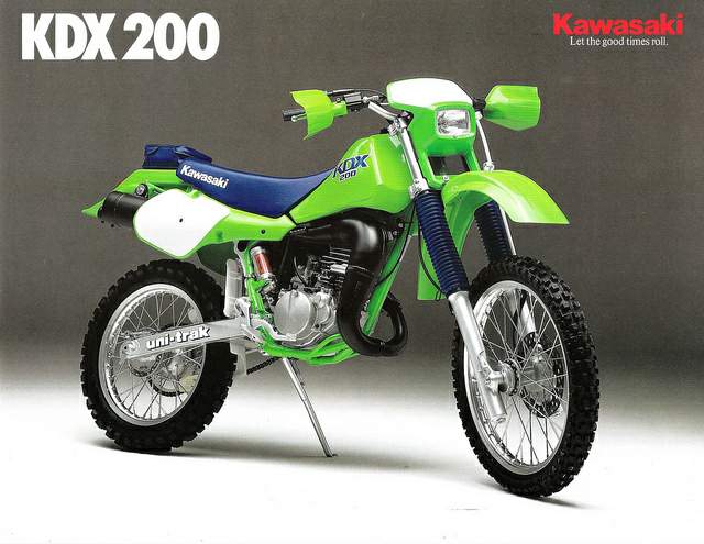 Мотоцикл Kawasaki KDX 200 1984