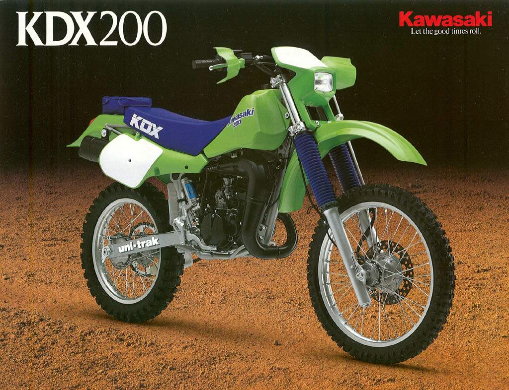 Мотоцикл Kawasaki KDX 200 1986