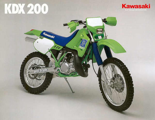 Мотоцикл Kawasaki KDX 200 1989