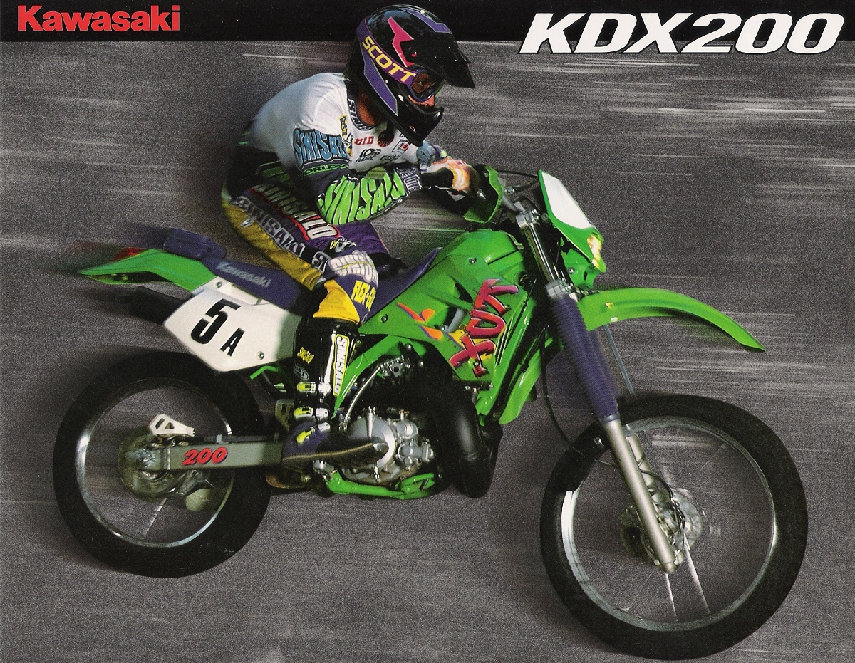 Мотоцикл Kawasaki KDX 200 1995