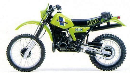 Мотоцикл Kawasaki KDX 250 1981