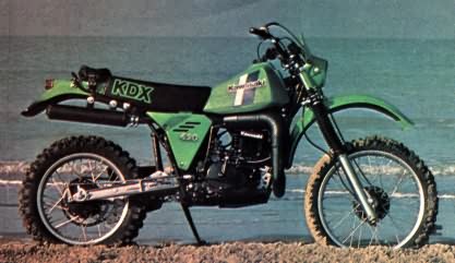 Мотоцикл Kawasaki KDX 420 1981