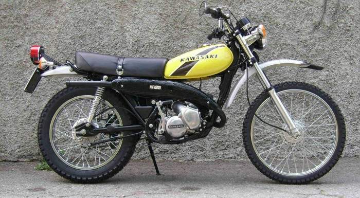 Мотоцикл Kawasaki KE 125 1977 фото