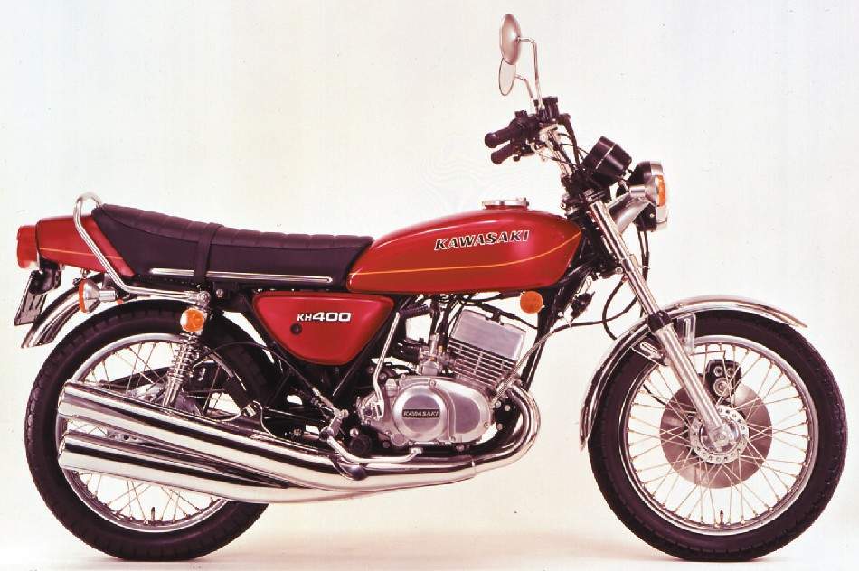 Мотоцикл Kawasaki KH 400 1977 фото