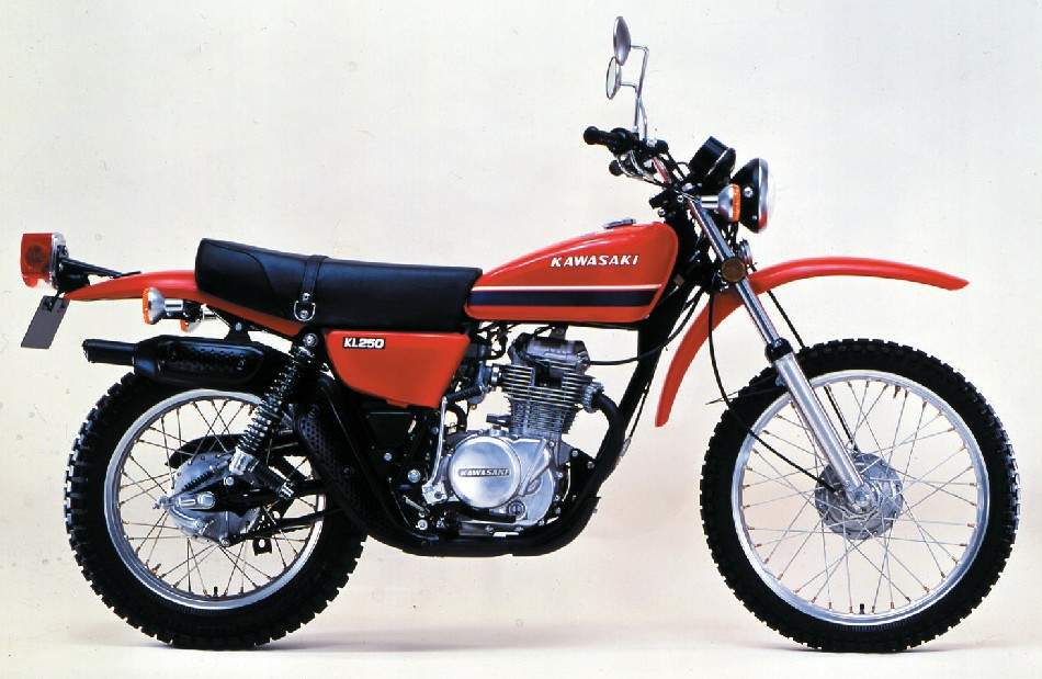 Мотоцикл Kawasaki KL250 1976