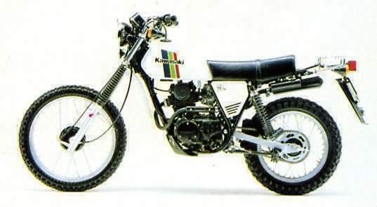 Мотоцикл Kawasaki KL250 1980 фото