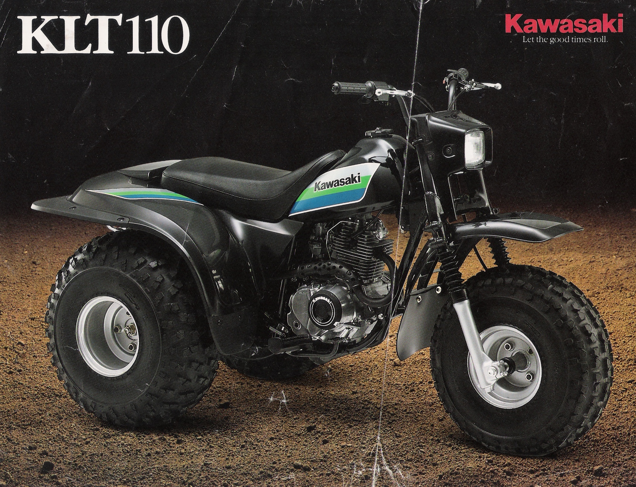Мотоцикл Kawasaki KLT 110 1986