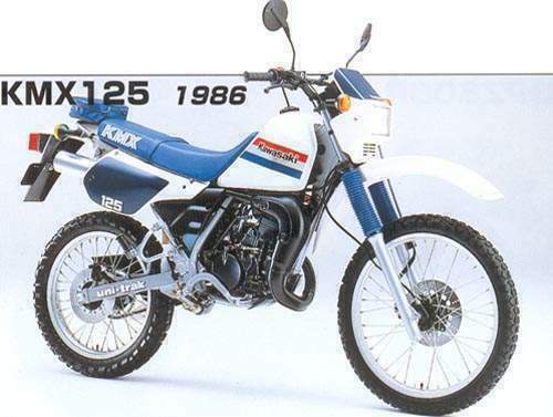 Мотоцикл Kawasaki KMX 125 1986 фото