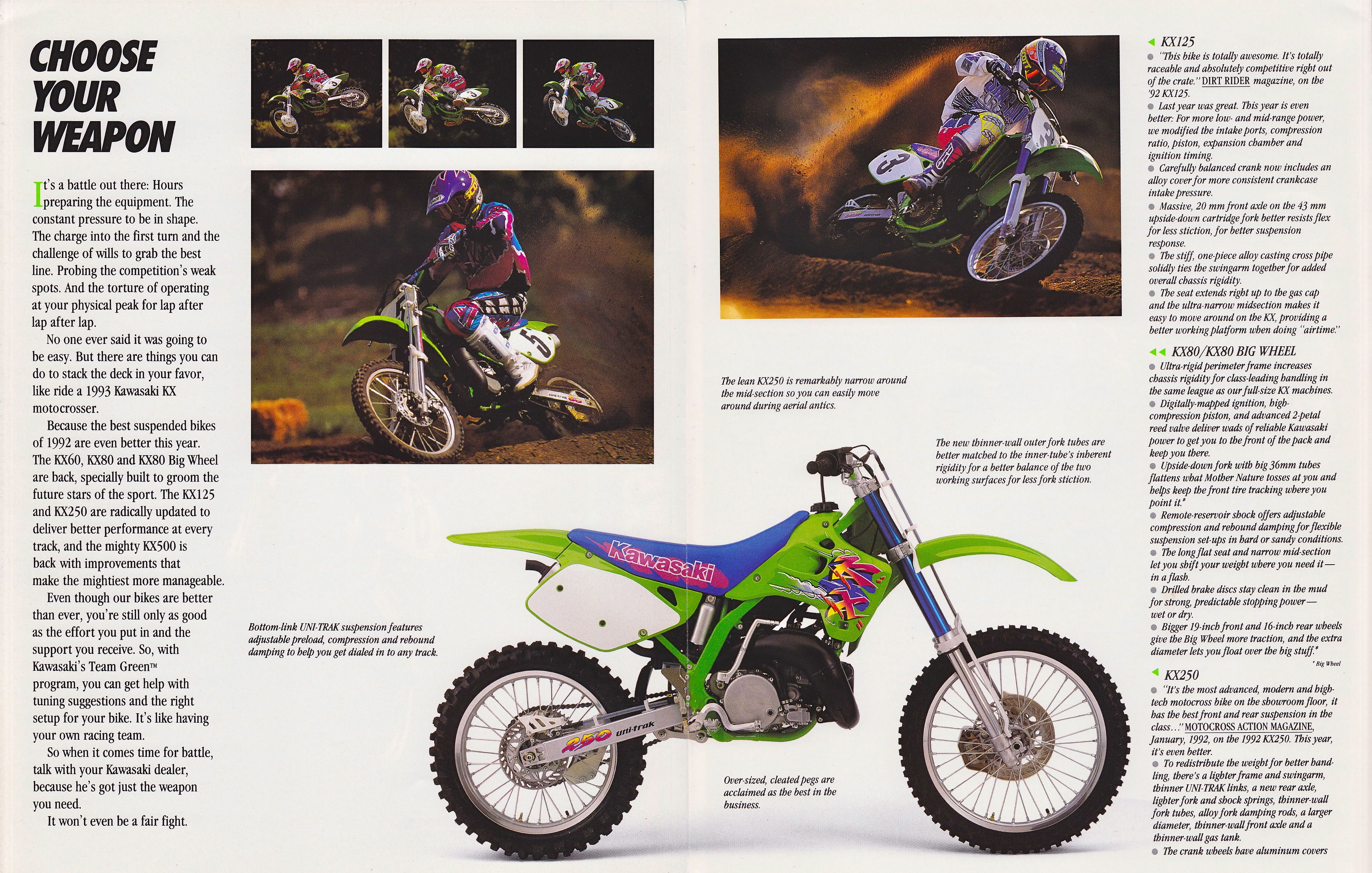 Мотоцикл Kawasaki Kx 250 1993