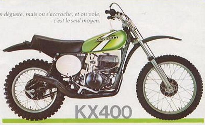Мотоцикл Kawasaki KX 400 1976
