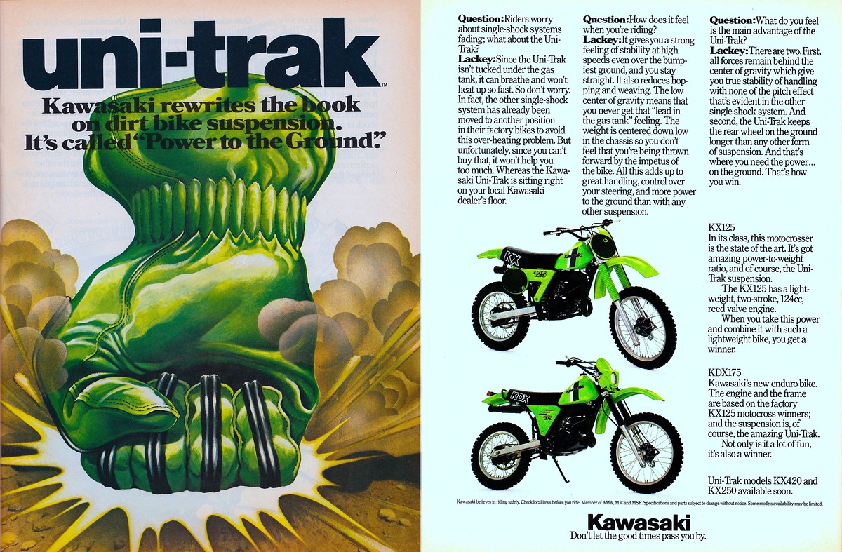 Мотоцикл Kawasaki KX 420 1980