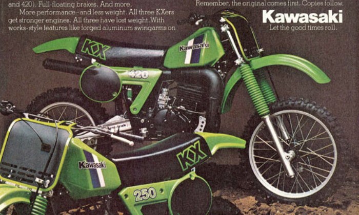 Мотоцикл Kawasaki KX 420 1981