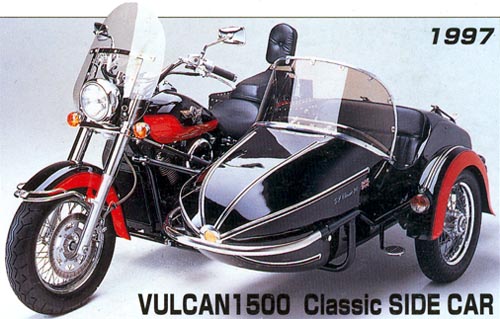 Мотоцикл Kawasaki VN 1500 Vulcan Classic Sidecar 1997 фото