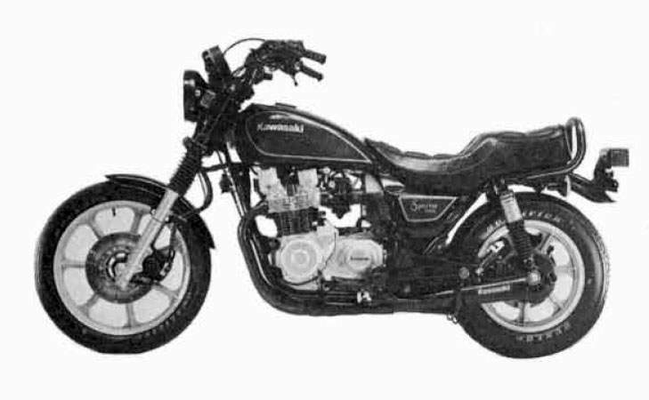 Мотоцикл Kawasaki Z 1 1 00D Spectre 1982