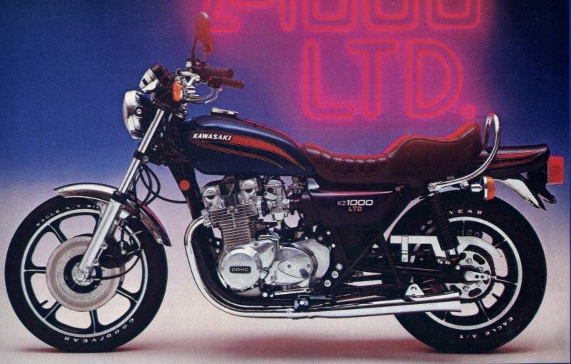Мотоцикл Kawasaki Z 1000LTD 1980