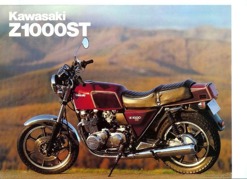 Мотоцикл Kawasaki Z 1000ST 1980